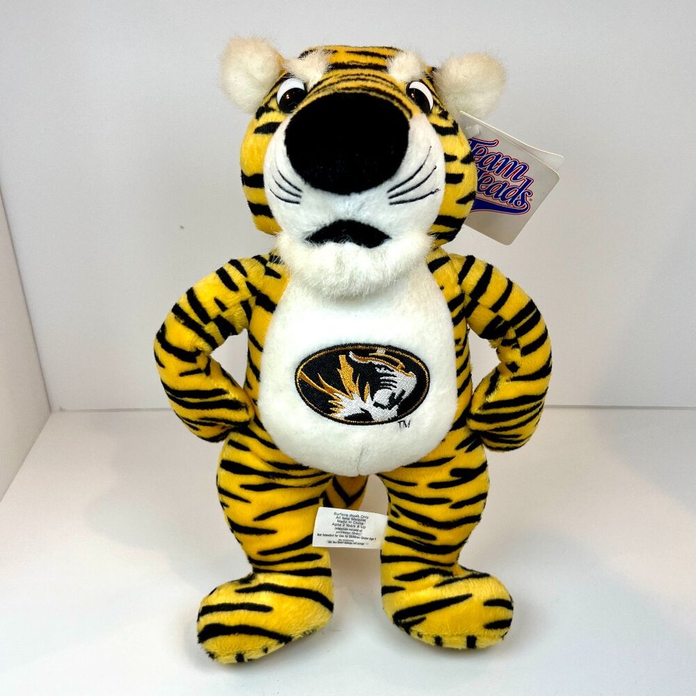 MIZZOU University Of Missouri Tigers MU Truman Stuffed Animal Plush Gift 11" NWT